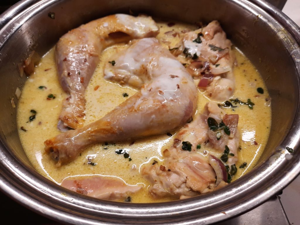 Kip met curry
