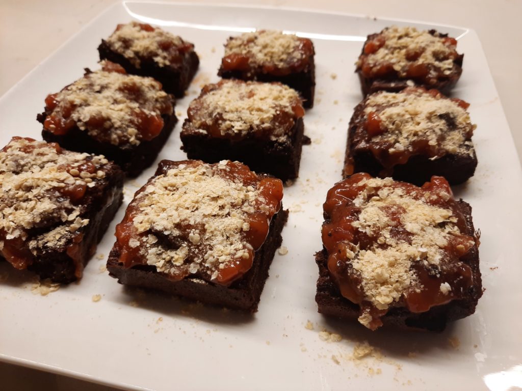 Chocoladegebakjes met gierst of haver