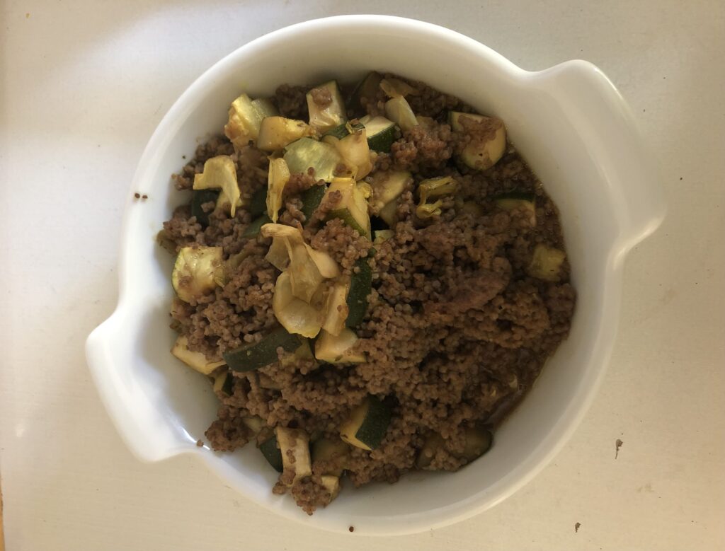 Boekweitcouscous met courgette