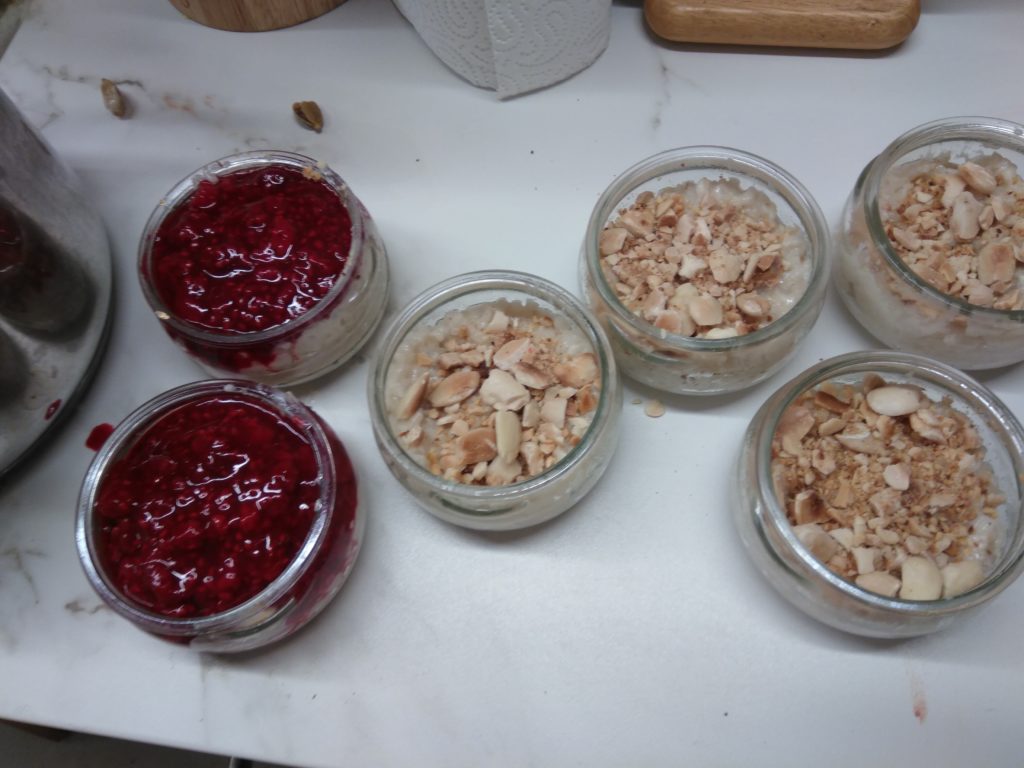 Rijstpap met fruit