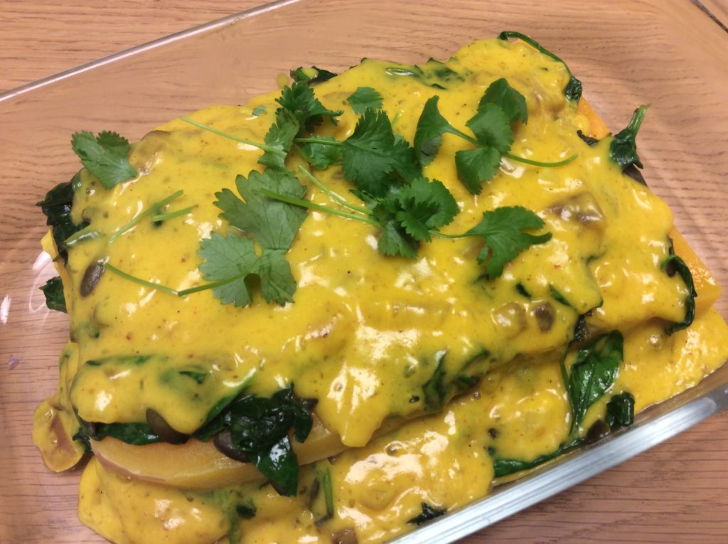 Pompoenlasagne
