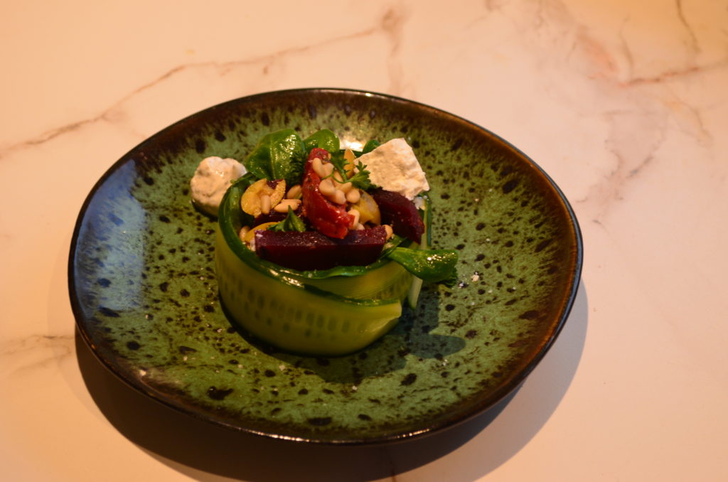5 smaken salade met rode biet (gemarineerd)